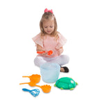 Melissa & Doug Sunny Patch Seaside Sidekicks Sand Baking Set-Beach Toy, Outdoor Play for Kids Ages 3+