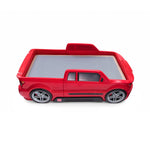 Step2 Turbocharged Twin Size Truck Car Bed, Car Bed for Boys & Girls, Working Headlights & Built-In Storage, Made of Durable Plastic, For Toddlers 3+ Years Old, Vibrant Red