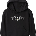 GAP Baby Girls' Playtime Favorites Logo Pullover Hoodie Hooded Sweatshirt