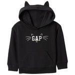 GAP Baby Girls Playtime Favorites Logo Pullover Hoodie Hooded Sweatshirt Moonless Night 3YRS
