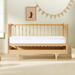 SCHNAUZER HOME Crib Mattress, Dual-Sided Breathable Baby and Toddler Memory Foam Mattress with Removable and Washable Cover, 100% Knitted Fabric, Fits Standard Cribs and Toddler Beds, 52" x 28" x 5"