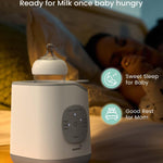 Grownsy Bottle Warmer, Baby Bottle Warmer Fast for Breastmilk & Formula, Accurate Temperature Control, Milk Warmer for All Bottles with Thaw, Sterilizing, Keep Warm, Heat Food