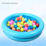 CALIDAKA Inflatable Swimming Pools for 0-3 Years, Inflatable Kiddie Paddling Pools, Blow Up Small Lounge Pools Outdoor Inflatable Swimming Pool (Blue)