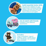Casdon Build-A-Bear Workshop Furtastic Toy Bear & Outfit Assortment | Assorted Cuddly Toy Bears and Outfits for Children Ages 3+ | Ready to Stuff! | Filling, Heart, and Certificate Also Included
