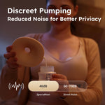 W2 Hands Free Heated Breast Pump, Electric Portable Wearable Breastfeeding Pump, Comfort 2 Modes & 9 Levels Hospital Grade Suction for More Milk, Leakproof, Ultra-Slim and Quiet, 24mm-2 Pack