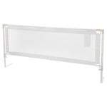 VEVOR Toddler Bed Rail, Kids Beds Guard Rail with Reinforced Iron Pipe and Oxford Cloth, Adjustable Height Bed Side Railing, Portable Guard Bumper Barrier for Crib, Bunk, 59.06 x 35.04 in, 1 Piece