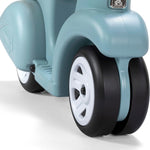 Step2 Ride Along Scooter Kids Push Car, Foot Powered Ride On Toy, Practice Balance with 4 Wheels, Made of Durable Plastic, Max Weight 40 lbs., For Toddlers 1.5-4 Years Old, Aqua