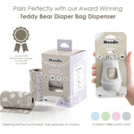 Disposable Diaper Bags (90 BAGS TOTAL) | LAVENDER SCENTED Dirty Diaper Bags Disposable (6 Refill Rolls 9x 13") | Leak Proof Diaper Trash Bags on the Go | Baby Poop Bags | Travel Diaper Bags Refill