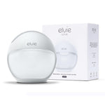 Elvie breast pump with packaging on a white background