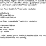 20 Pack Magnetic Cabinet Locks Baby Proofing - Vmaisi Children Proof Cupboard Drawers Latches - Adhesive Easy Installation