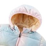YAGATA Toddler Winter Coat Boys Fleece Jacket Warm Girls Coats Baby Puffer Jackets 2t Tie Dye 1-2T 90