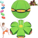 Magic Bouncing Ball, Magic Flying Saucer Bouncy Ball, Pop up, Dual Form Freely Switchable Toy with 6 Light, Parent-Child Interaction, Suitable for Indoor & Outdoor