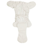 Cozy Cubs Deluxe Fitted Cloth Diaper – Premium Interlock Cotton Exterior with Absorbent Birdseye Interior, Soft Stretch Elastics, Secure Snaps, Two‑Sizes (7–30 lbs)