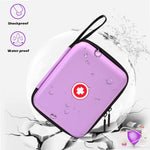 Fukumi Carrying Case for Portable Nebulizer, Travel Medical Bag, Hard Emergency Medical Bag for Inhaler Spacer Case for Kids and Adults, Masks, Asthma Accessories Case for Medicin, MB02-P