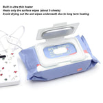 Baby Wipes Warmer, USB Baby Wipe Warmer, Warms Baby Wipes Heating Box for Wet Wipes, Portable Diaper Wipe Warmer for Home Car Travel Wipe Warmer, White