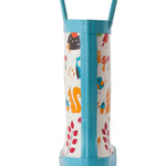 OAKI Toddler Rain Boots - Perfect Kids Rain Boots for Any Weather - Durable Rubber Baby Rain Boots Keep Little Feet Dry, Lightweight Waterproof with Easy-on Handle, Forest Animals, 4T Toddler