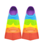 Gugmoy Swimming Training Fins,Kids Swim Fins,Comfortable Swimming Flippers Suitable for Children,Beginners,Girls,Boys,Adults (XXS, 2C-Purple)