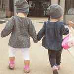 DRESHOW BQUBO 5 Pack Unisex Baby Hats for Kids Cotton Skull Caps Soft Cute Knit Cap Baby Toddler Beanie for 3 Months - 6 Years
