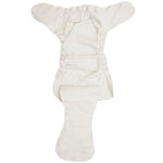 Cozy Cubs Deluxe Fitted Cloth Diaper – Premium Interlock Cotton Exterior with Absorbent Birdseye Interior, Soft Stretch Elastics, Secure Snaps, Two‑Sizes (7–30 lbs)