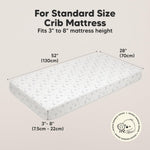 KeaBabies 2-Pack Organic Crib Sheets for Boys, Girls - 52x28 Fitted Crib Mattress Sheet Neutral, Breathable Jersey Cotton Cover for Baby Bed, Toddler Mattress, Soft & Cute Prints (Excavation)