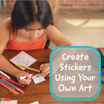 Sticker Maker by Hello Blink - Mini Stickers and Photo Printer - Small Portable Bluetooth Thermal Printer Sticker Machine for Kids Gifts - Aged 8+ - iPhone Android Compatible