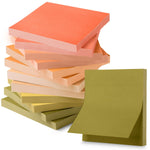 Mr. Pen- Sticky Notes, 3"x3", 12 Pads, 600 Sheets, Autumn Earth, Sticky Notes Bulk, Self-Stick Note Pads, Perfect for Office, School, Home, Study & Organization