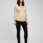 GAP Womens Maternity Inset Panel Skinny Jeans Black WASH 34REG