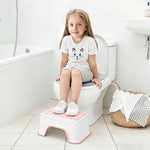ZLMHYYM 5 Inch Height Step Stool, 11.8" Wx7.6 D Toddler Step Stool, One Step Stools for Kids, Small Child Foot Stool for Bed, Kitchen, Bathroom, Toilet, Potty Training - Pink, 1PC