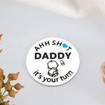 Baby Decision Coin for New Mom Dad Baby Pregnancy Gifts Parent to Be Gifts for Women Men Valentines Day Gifts for Birthday Gift for Newborn Boy Girl First Time Fathers Mothers Day Gift Double-Sided