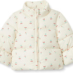 Amazon Essentials x Sofia Grainge Toddlers and Baby Girls' Taffeta Puffer Jacket