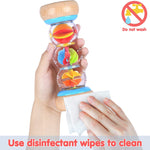 Rainmaker - 7 inch Wooden Rain Stick Montessori Toys for Babies 6-12 Months,Baby Rattle Shaker Sensory Developmental Toy,Raindrops Musical Instrument baby musical toys for 1 year old toddler kids