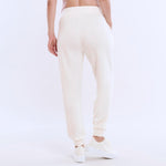 Motherhood Maternity Women's Scuba Underbelly Pregnancy Pocket Jogger Sweatpant, Winter White