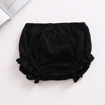 3PC Shorts Set Newborn Baby Girls Boys PP Pants Cotton Linen Blend Cute Floral Bloomers Triangle Shorts