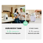 AURAKICH Baby Bottle Washer, Sterilizer & Dryer - All-in-One Pro Cleaning Machine with Fishbone Spray Arm, Self-Cleaning & AUTO Mode, Dual Water Inlet for Bottles, Breast Pump & Baby Essentials