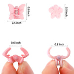 SuPoo 80 Pcs Butterfly and Floral Hair Accessories: Mini Clips, Tiny Colorful Claws for Girls, Babies, Toddlers, Y2K Style