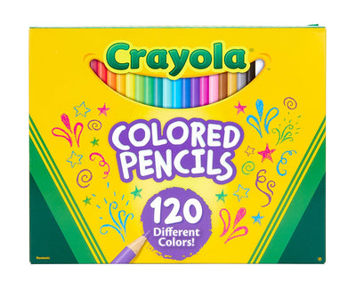 Crayola Colored Pencils Set for Kids (120ct), Coloring Book Pencils, Bulk Colored Pencils for Boys & Girls, Ages 3, 4, 5