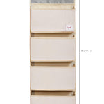 3 Sprouts Over The Door Baby Organizer - Essential Newborn Nursery Storage, Toy Organizer for Room and Closet - Bedroom Storage - Hooks Included, Bear