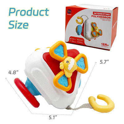 Montessori Toys for Baby 18-24 Months Busy Cube Sensory Toddler Toys Age 2 3 4 Airplane Plane Car Travel Toy for Early Learning Birthday Gift……