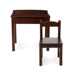 Melissa & Doug Wooden Lift-Top Desk & Chair - Espresso