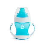 Munchkin® Gentle™ Transition Sippy Trainer Cup, 4 Ounce, 2 Pack, Blue