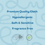 Hello Bello Extra Gentle Unscented Baby Wipes, Plant Based, Made with 99% Water and Aloe for Babies and Kids, 720 Count