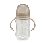 nouka Soft Spout Tritan Sippy Cup | Leak Proof and Easy Grip | Removable Handles | Soft Sand