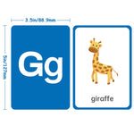 Flash Cards for Toddlers Learning – 54 Double-Sided Alphabet, Number, Color & Shape Cards – Durable Preschool Educational Toys for Kids Ages 2-5, Waterproof & Tear-Resistant, Montessori Early Learning