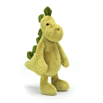Jellycat Bashful Dino Stuffed Animal, Medium 12 inches | Dinosaur Plush Toy | Classic Children's Gift