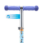 Bluey Self Balancing Kick Scooter with Light Up Wheels, Extra Wide Deck, 3 Wheel Platform, Foot Activated Brake, 75 lbs Limit, Kids & Toddlers Girls or Boys, for Ages 3 and Up