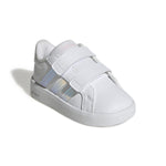 adidas Unisex-Baby Grand Court 3.0 Cf I, White/Iridescent/White, 6