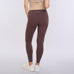 Motherhood Maternity Women's Essential Stretch Full Length Secret Fit Over The Belly Pregnancy Legging, French Roast, X-Small