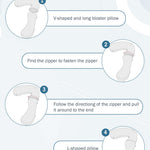 INSEN Pregnancy Pillow for Sleeping,Maternity Body Pillow for Pregnancy Women,Pregnancy Support Pillow for Back, Hip Pain, Green