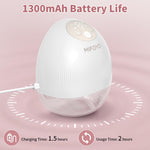 Breast Pump, Wearable Breastfeeding Pump, Electric Breast Pumping, Hands Free Breast Pump with 4 Modes & 9 Levels - Portable Milk Pump, Smart Display for Moms, 24mm 1 Pack