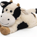 Highland Cow Stuffed Animals, Microwavable Stuffed Animals Heating Pad for Cramps, Pain Stress Relief, Heatable & Coolable Lavender Scented Cow Plush Toy for Anxiety, Women Kid Bedtime Highland Cattle